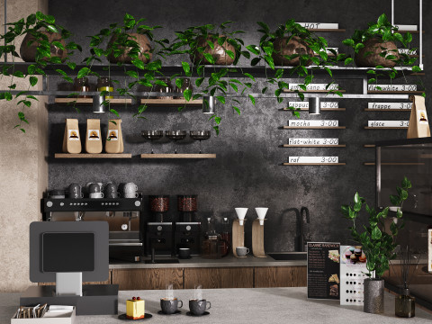 Coffee shop 7 Model 3D