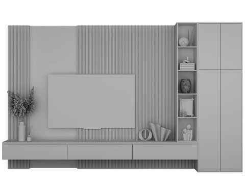 TV wall 8 Modèle 3D