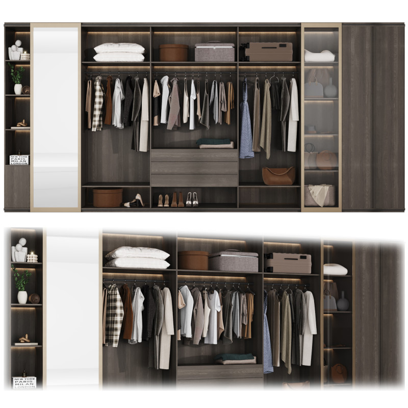 Wardrobe 42 Modèle 3D .c4d .max .obj .3ds .fbx .stl .blend