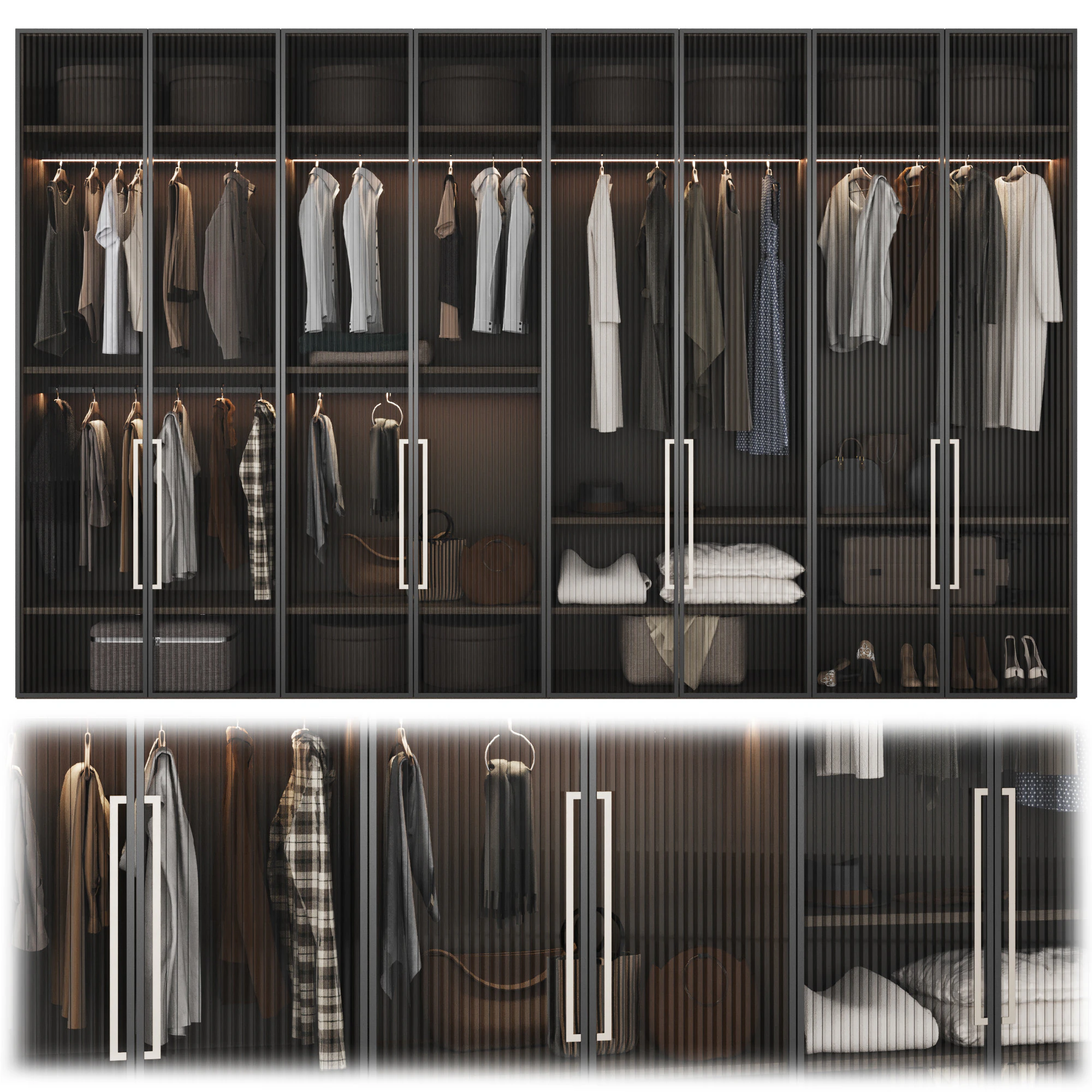Wardrobe 43 3D Model .c4d .max .obj .3ds .fbx .stl .blend 