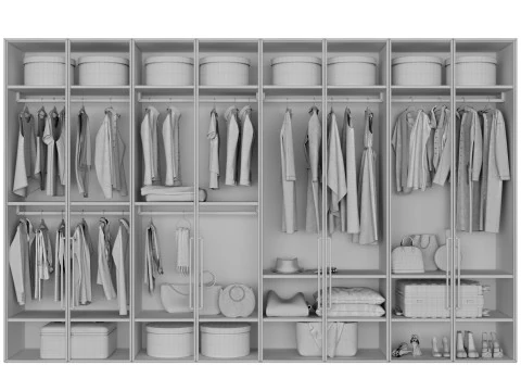 Wardrobe 43 3D Model
