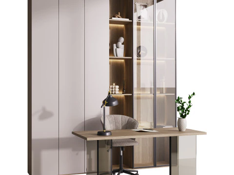 工作场所1 3D 模型