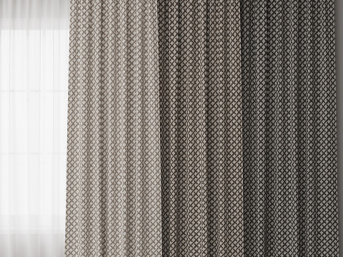 Curtains 8 Model 3D