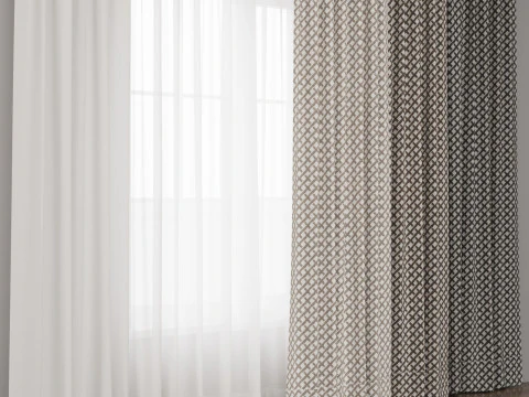 Cortinas 8 Modelo 3D