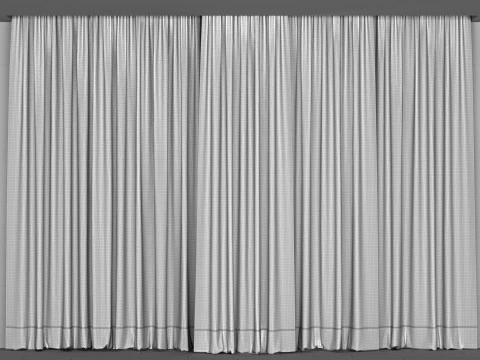 Cortinas 8 Modelo 3D