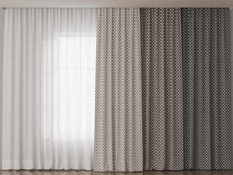 Curtains 8 Model 3D