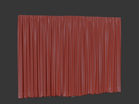 Cortinas 8 Modelo 3D