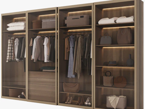 Guarda-roupa 45 Modelo 3D