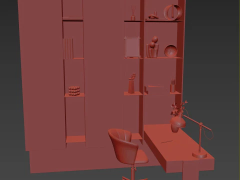 オフィス 3Dモデル