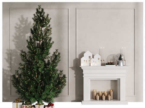 Christmas Decor - New Year Tree 1 3D Model