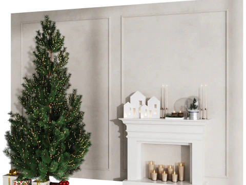 Christmas Decor - New Year Tree 1 3D Model