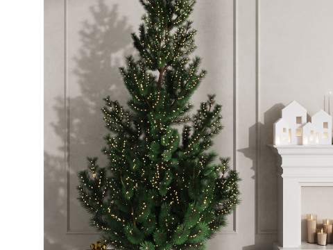 Christmas Decor - New Year Tree 1 Modèle 3D