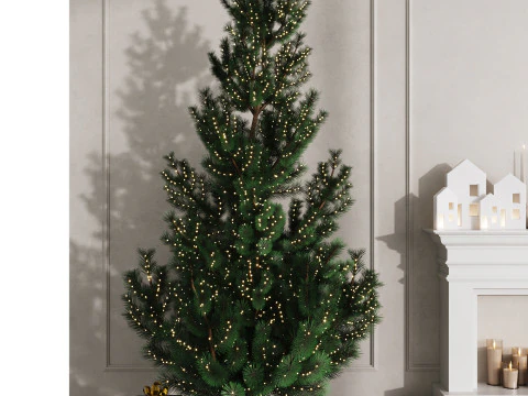 Christmas Decor - New Year Tree 1 3D Model