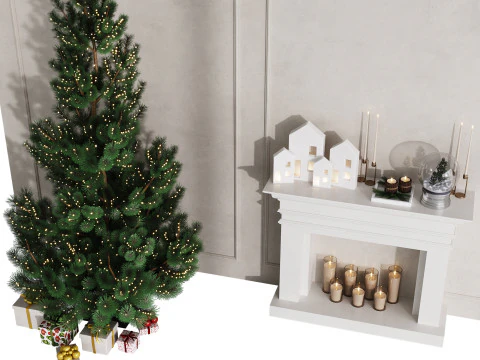 Christmas Decor - New Year Tree 1 3D Model