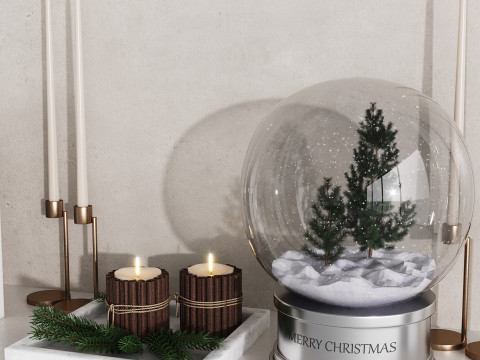 Christmas Decor - New Year Tree 1 Modèle 3D