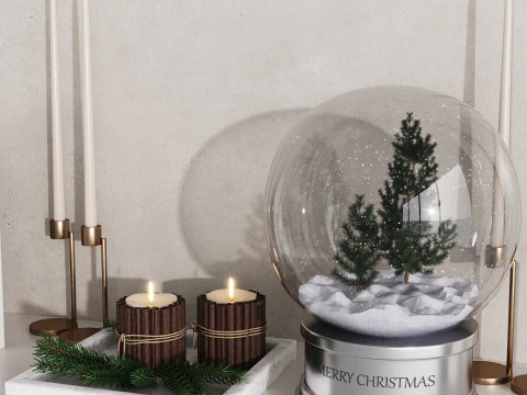 Christmas Decor - New Year Tree 1 3D Model