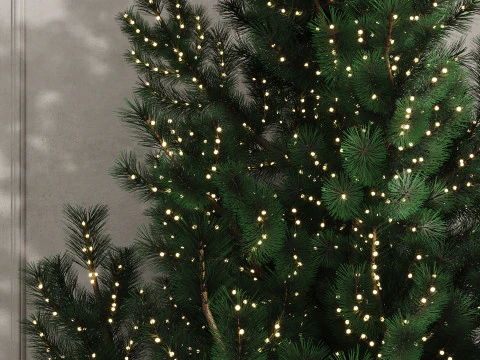 Christmas Decor - New Year Tree 1 3D Model