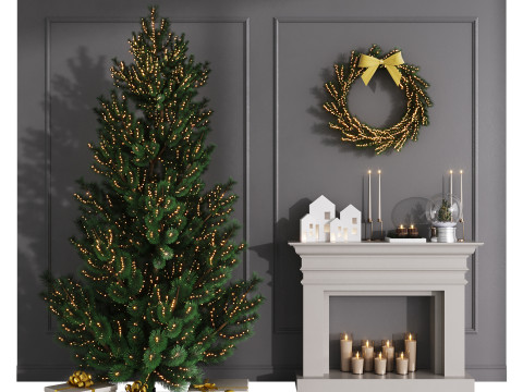 Christmas Decor - New Year Tree 2 3D Model