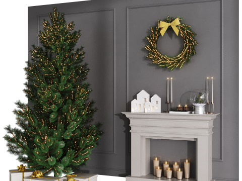 Christmas Decor - New Year Tree 2 Model 3D