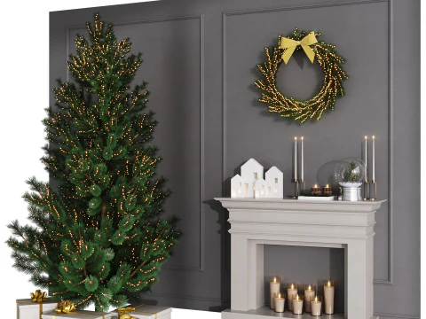 Christmas Decor - New Year Tree 2 3D Model