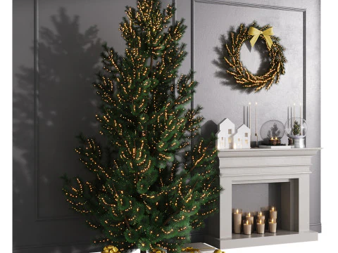 Christmas Decor - New Year Tree 2 3D Model