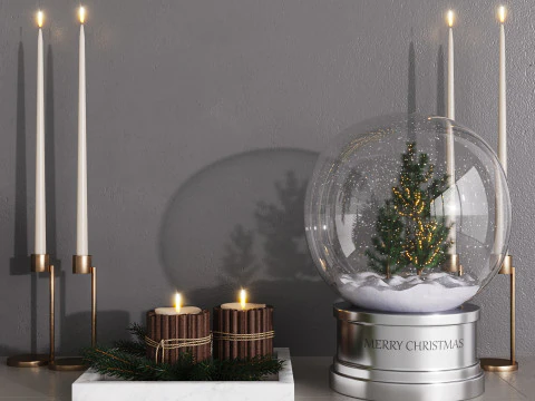 Christmas Decor - New Year Tree 2 3D Model