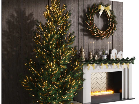 Christmas Decor - New Year Tree 3 3D Model