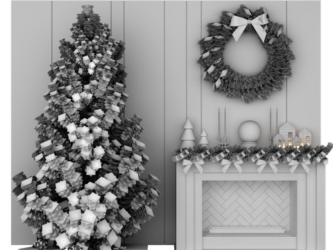 Christmas Decor - New Year Tree 3 3D Model