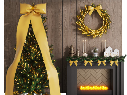 Christmas Decor - New Year Tree 4 3Dモデル