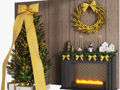 Christmas Decor - New Year Tree 4 3Dモデル