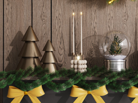 Christmas Decor - New Year Tree 4 3Dモデル