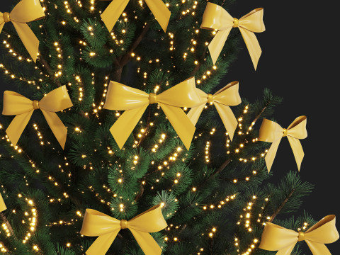 Christmas Decor - New Year Tree 5 3D Model