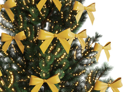 Christmas Decor - New Year Tree 5 3D Model