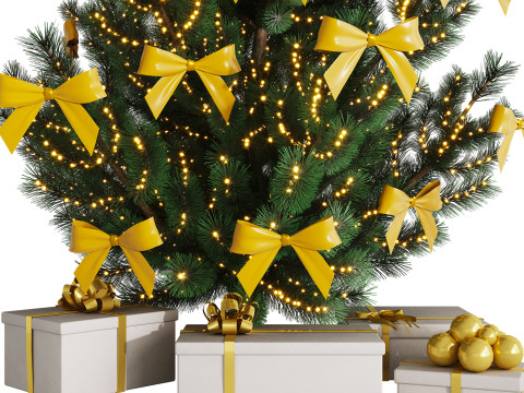 Christmas Decor - New Year Tree 5 3D Model