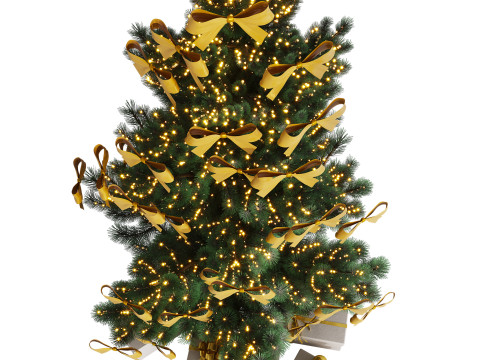 Christmas Decor - New Year Tree 5 3D Model