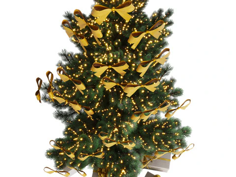 Christmas Decor - New Year Tree 5 3D Model