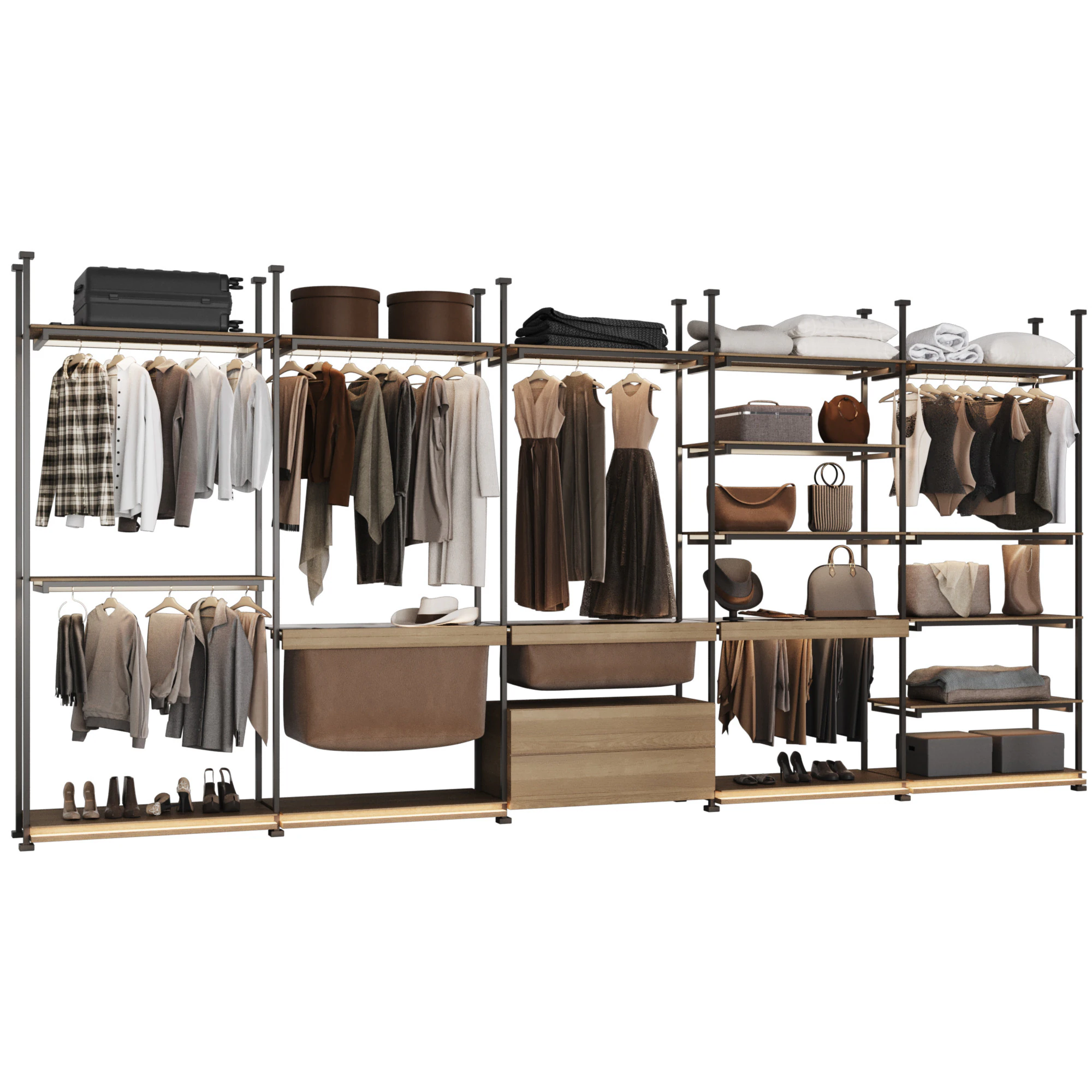 Wardrobe 49 3D Model .c4d .max .obj .3ds .fbx .stl .blend 