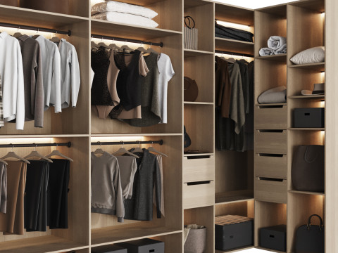 Wardrobe 50 3Dモデル