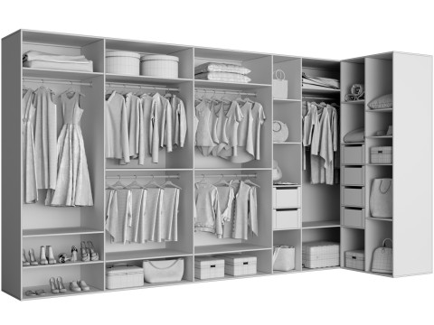 Wardrobe 50 3Dモデル