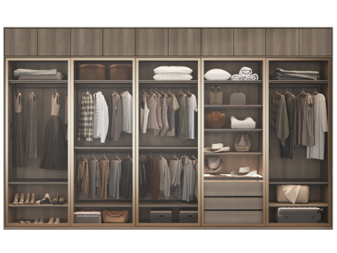 Wardrobe with filling 52 3D मॉडल