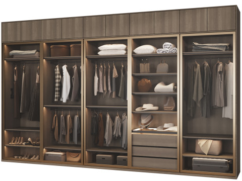 Wardrobe with filling 52 3D मॉडल