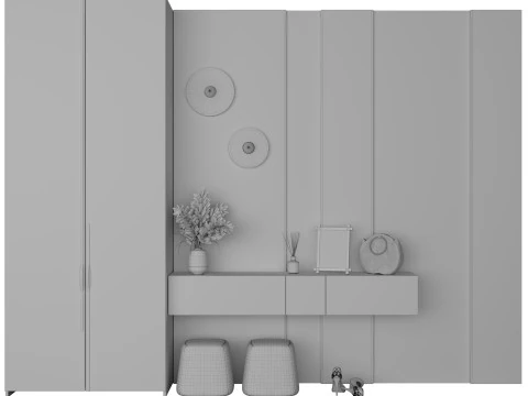 Composition for the hallway 13 3D Model