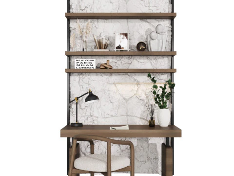 Workplace 4 3D Model