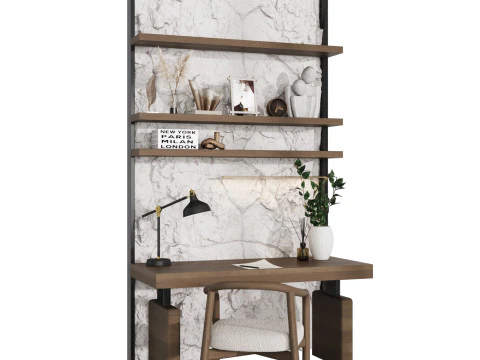 Workplace 4 3D Model