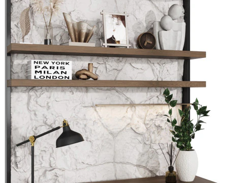 Workplace 4 3D Model