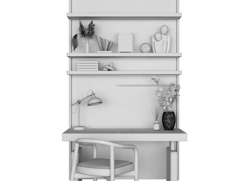 Workplace 4 3D Model