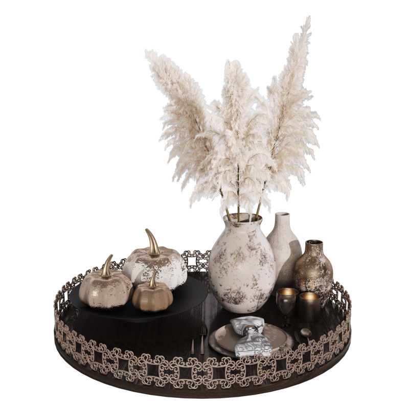 Table setting 02 3D Model .c4d .max .obj .3ds .fbx .stl .blend 