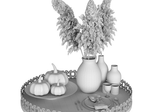 Table setting 02 3D Model