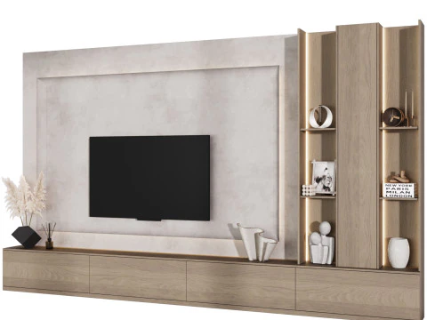 Parete televisiva 10 Modello 3D