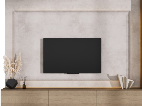 TV wall 10 3Dモデル